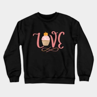 Love Cupcakes Crewneck Sweatshirt